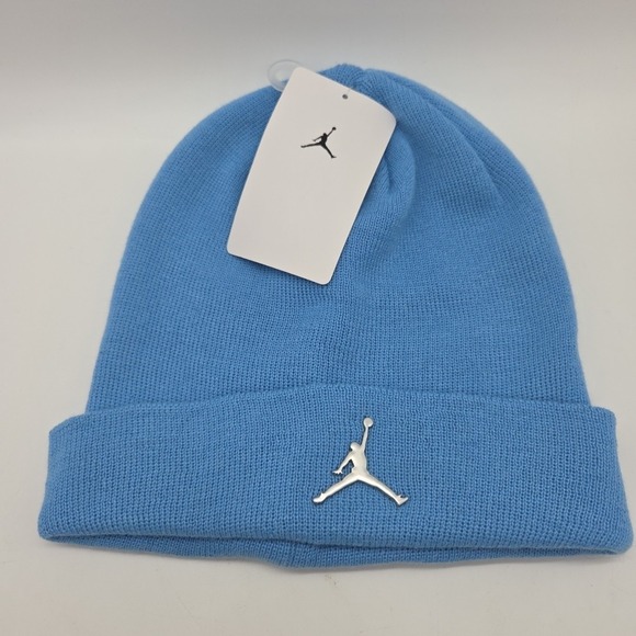Jordan Other - NWT - Jordan Boys Jumpman Logo Cuffed Beanie Youth 8-20 University Blue